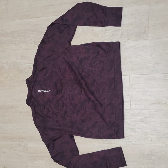 Spyder Active Camo 1/4 zip Pullover- L - Picture 7 of 8